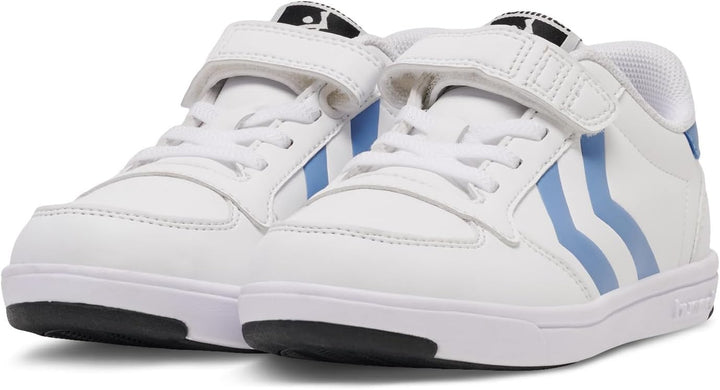 hummel Unisex Kinder Stadil Light Quick Jr Sneaker 26 EU White Navy, 26 EU White Navy