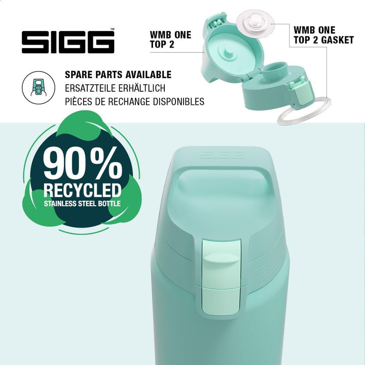 SIGG - Edelstahl Trinkflasche - Shield ONE - Für Kohlensäurehaltige Getränke Geeignet - Auslaufsiche
