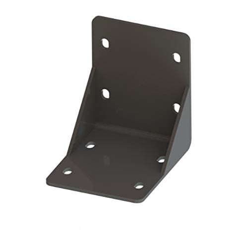 VANA SPP061, Stahl, 1-Stück, grau, Deckenhalterung für Markisen, Adapter für Deckenmontage 200x165x2
