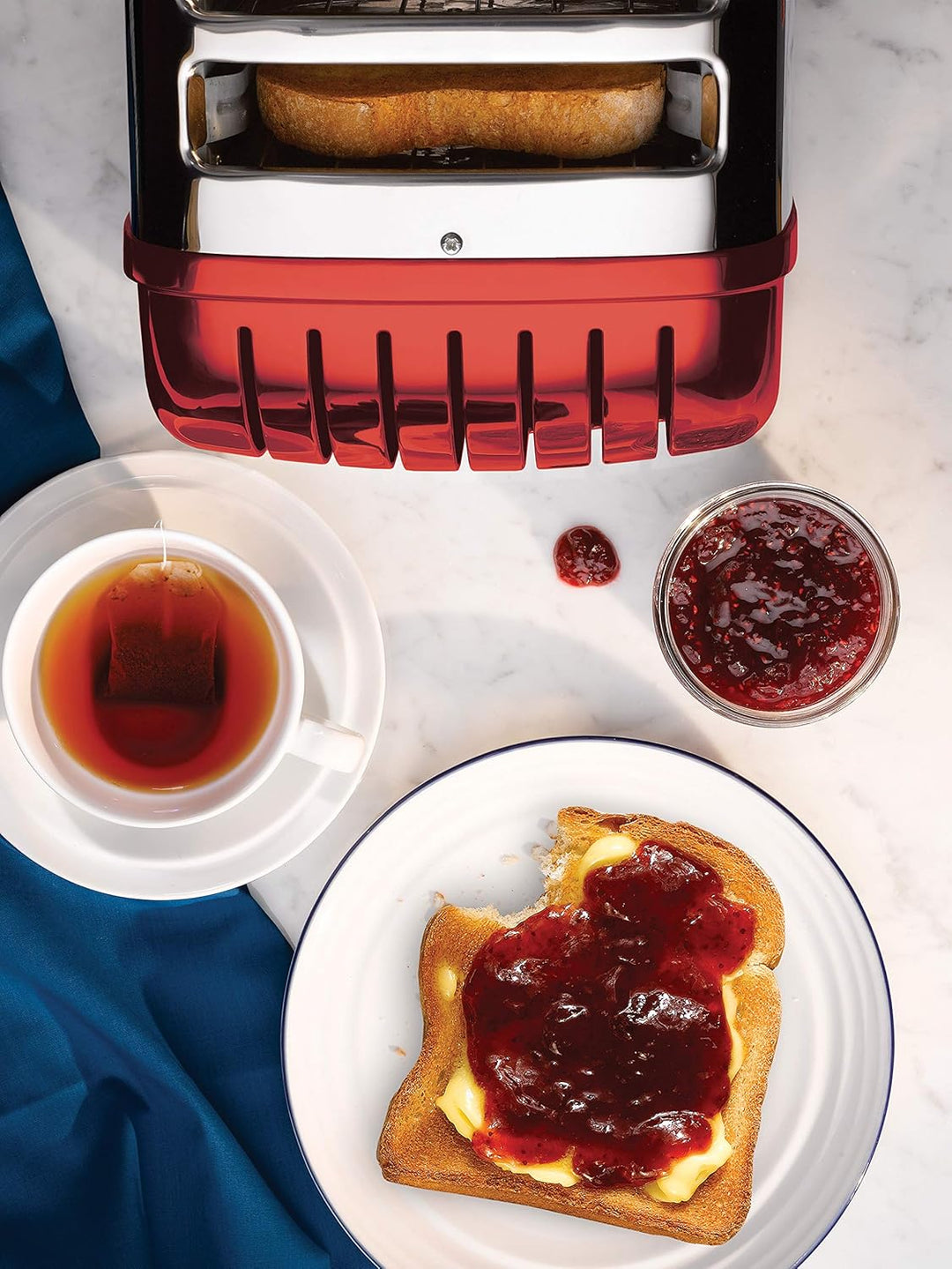 Dualit 27031 New Generation Vario Toaster 2-Schlitz, rot, Rot
