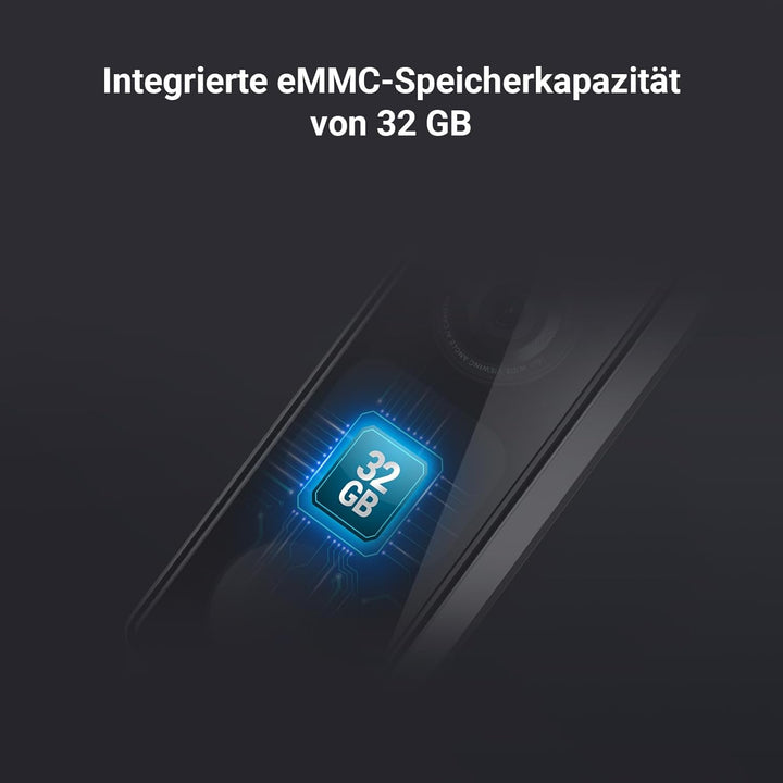 EZVIZ Video Türklingel mit Dual-kamera 6MP&2MP und Chime, WLAN Klingel Kabellos, 2*9600mAh Akku, Int