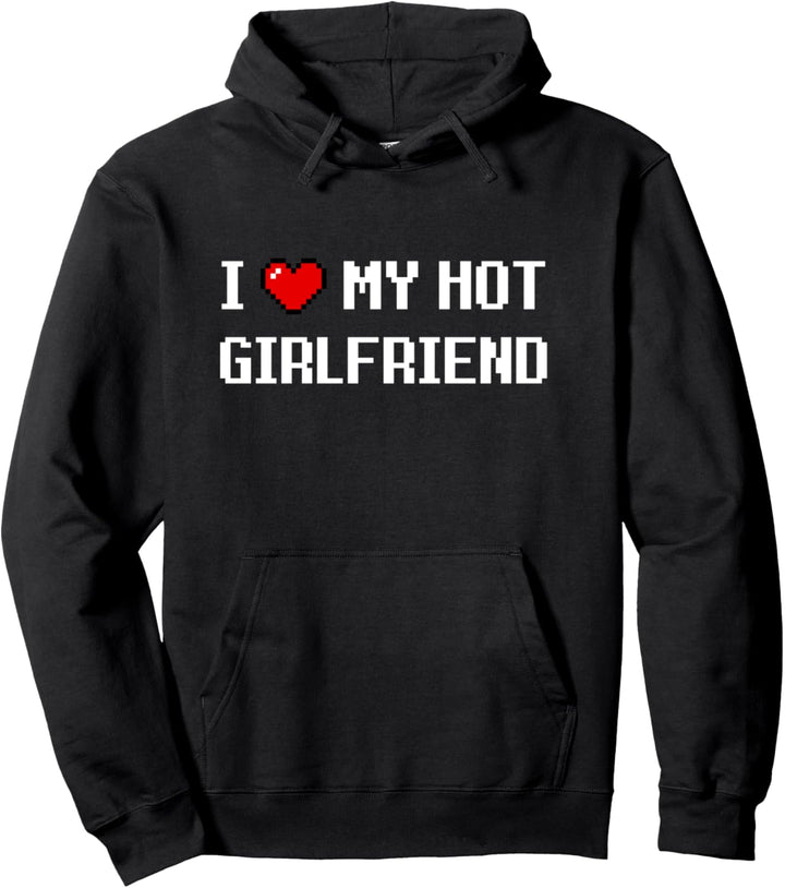 Ich liebe meine heisse Freundin Anniversary Gaming Online Gamer Pullover Hoodie