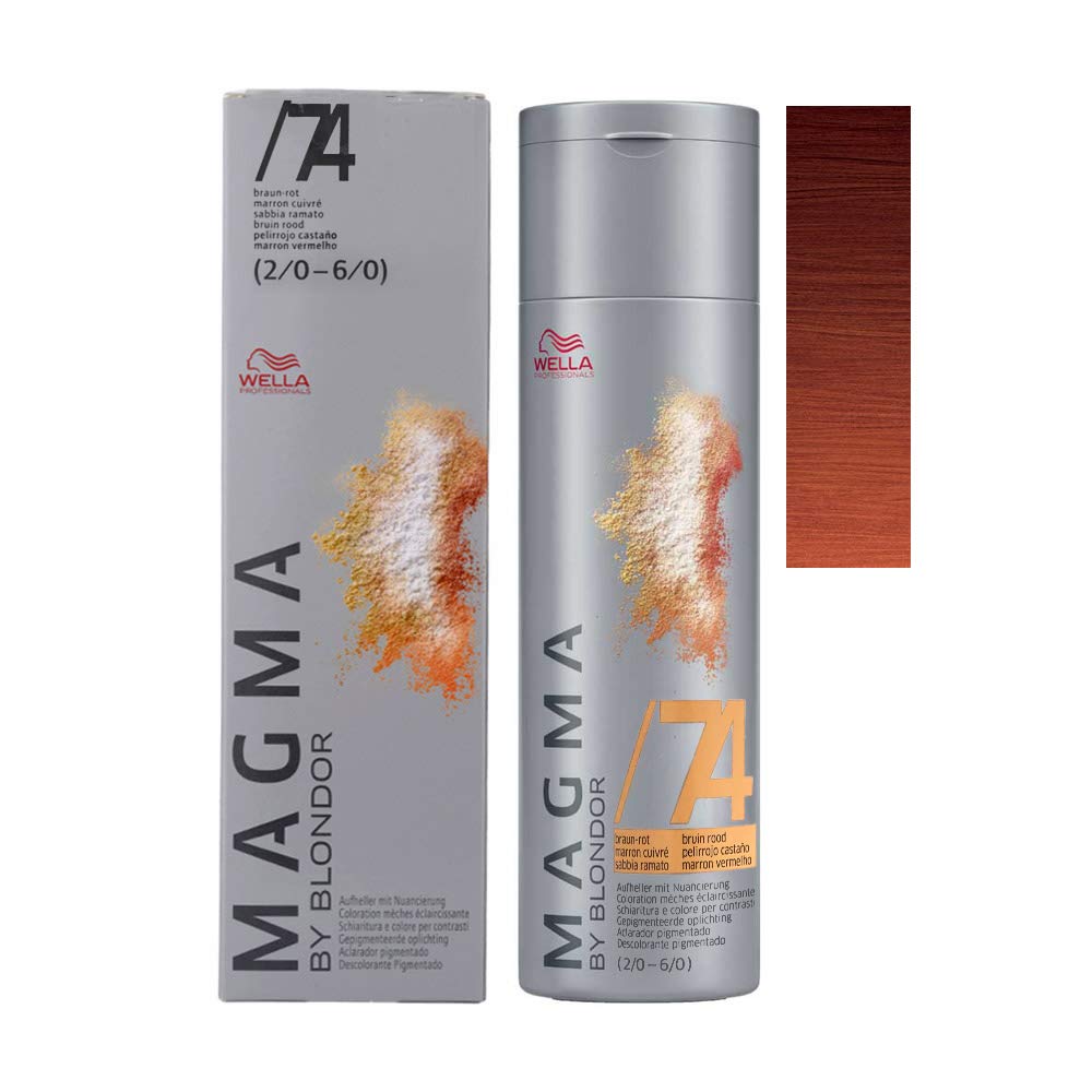 Wella Magma by Blondor/ 74 braun-rot, 1er Pack, (1x 0,12 kg)