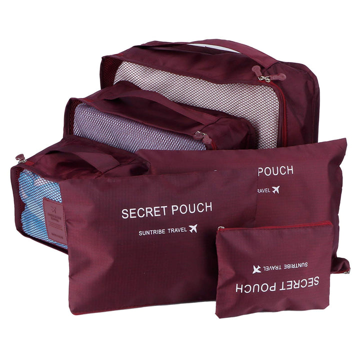 Pilipane Aufbewahrungsbeutel Set hochwertiger Nylon -Stoff -Reisebeutel Packsäcke für Koffer -Kleidu