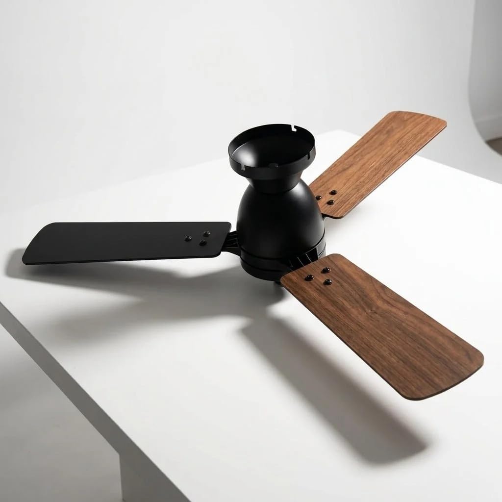 Proventa Deckenventilator mit Beleuchtung (106cm), 106cm