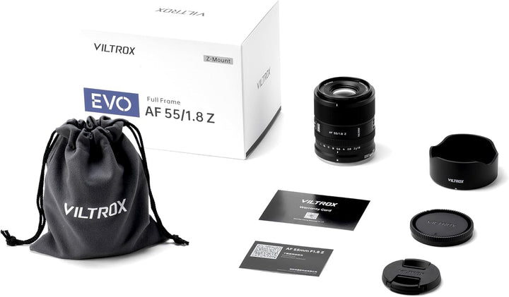 VILTROX 55mm F1.8 Z APO Objektiv, AF 55mm f/1.8 EVO Objektiv für Nikon Z, Autofokus Vollformatobjekt