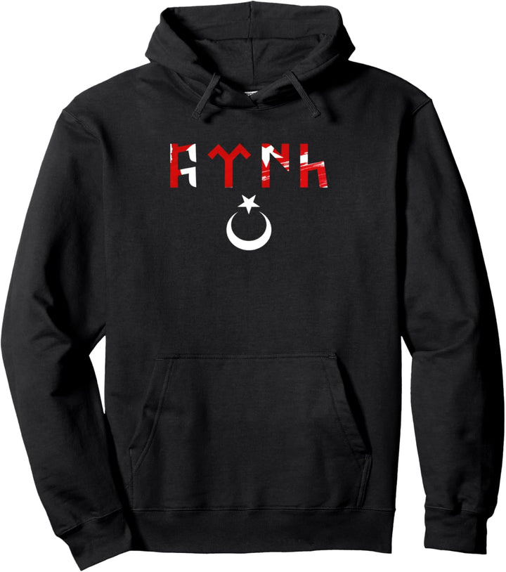 Bozkurt Göktürk Halbmond und ein Stern Türkei Flagge für Türkische Pullover Hoodie