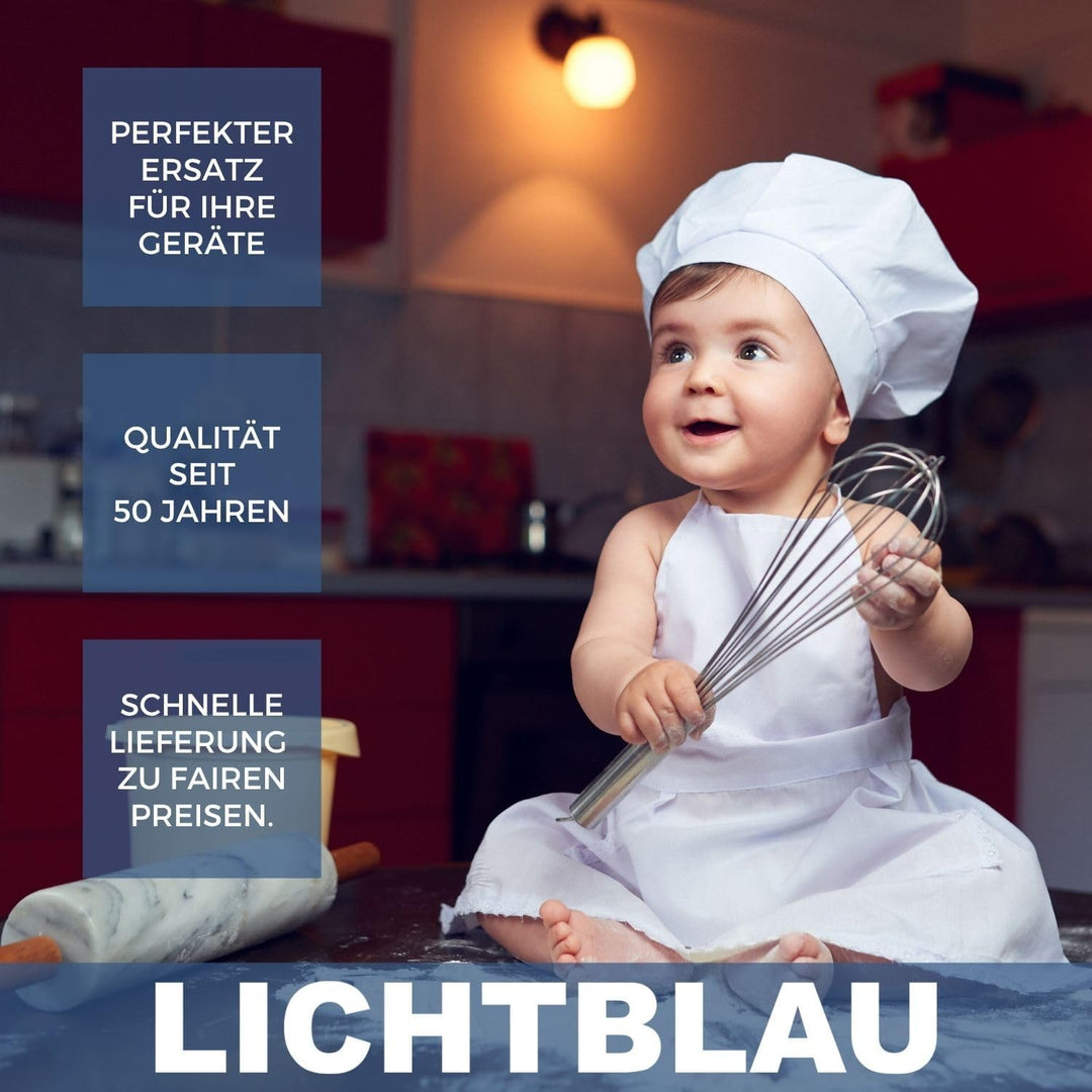 LICHTBLAU Kupplung Schnitzelwerk für Bosch Durchlaufschnitzler 00032884 für MUZ4DS2, MUZ4DS3, MUZ4DS