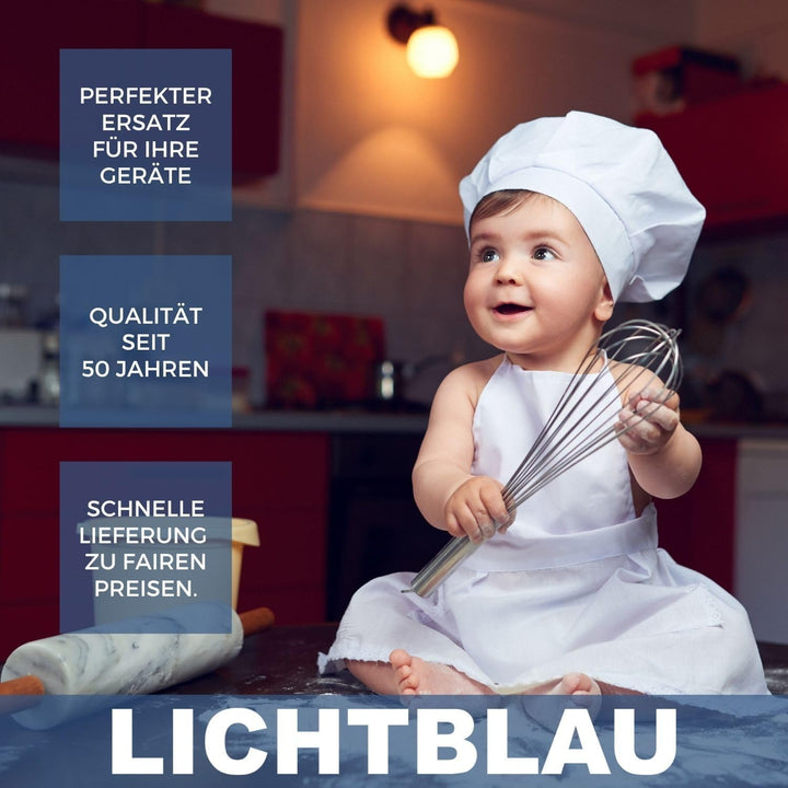 LICHTBLAU Kupplung Schnitzelwerk für Bosch Durchlaufschnitzler 00032884 für MUZ4DS2, MUZ4DS3, MUZ4DS