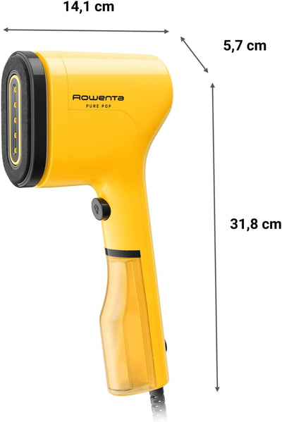 Rowenta Pure Pop DR2026 Dampfbürste, 1300 W, mit Dampfleistung bis zu 20 g/min zum Bügeln und Reinig