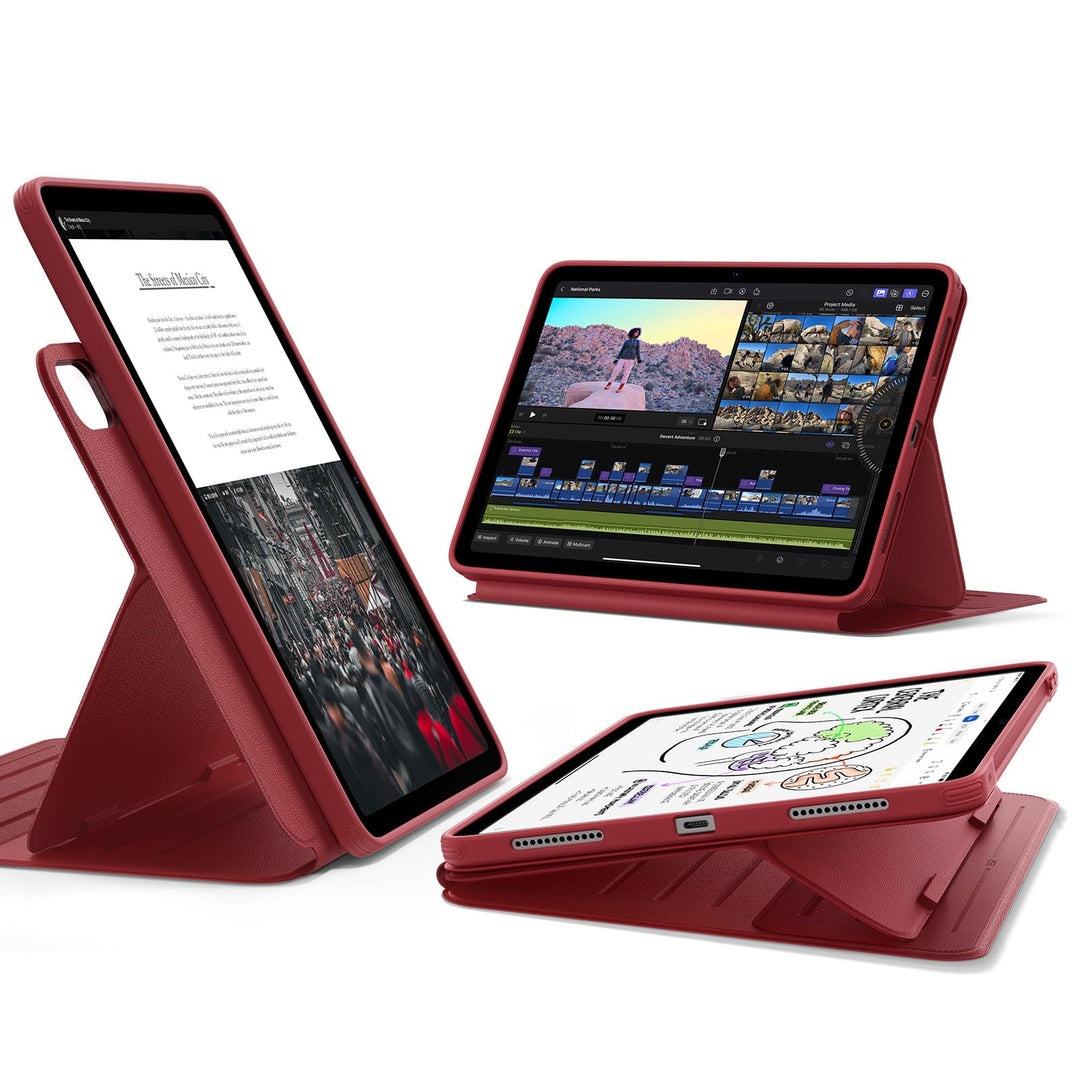 ESR Hülle für iPad Air 11 Zoll M4/M3/M2, iPad Air 8/7/6/5/4 (2026/2025/2024/2022/2020), drehbare Hül