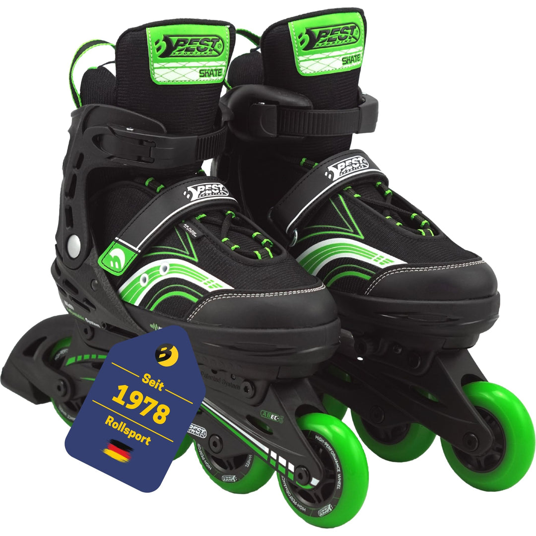 Best Sporting Inline Skates Kinder & Erwachsene I Rollschuhe grössenverstellbar I robuste Inliner mi