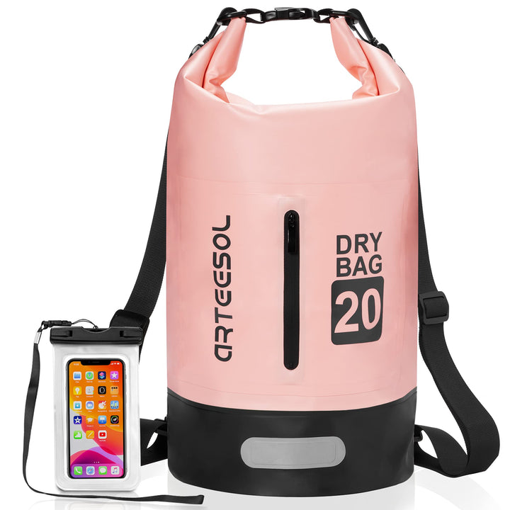 Dry Bag wasserdichte Tasche 5L/10L/20L/30L Wasserfester Beutel Packsack mit Langen Doppeltem Verstel