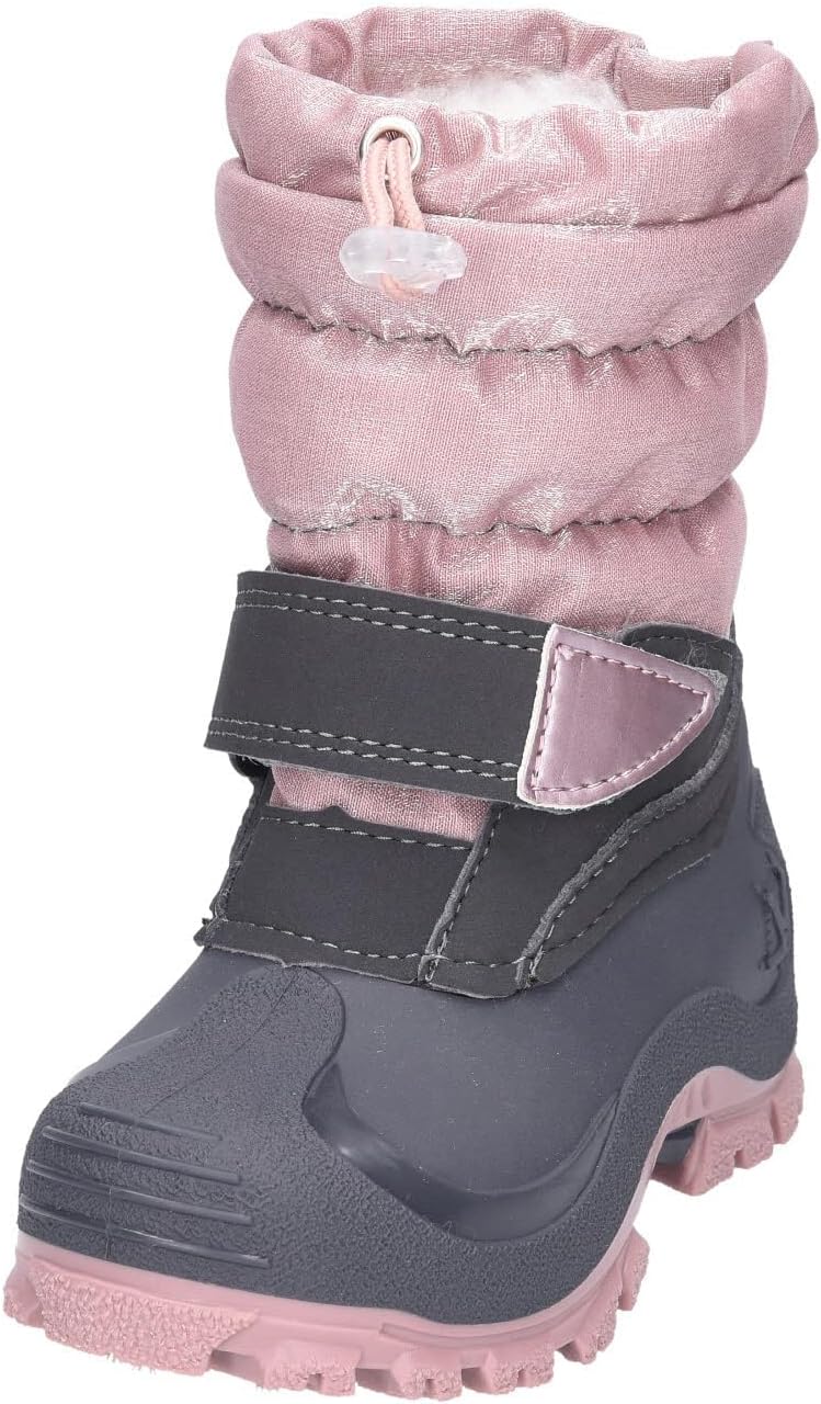 Lurchi Fjonna Kinderschuhe Mädchen Winterstiefel Boots Grau Freizeit 25 EU Rose, 25 EU Rose