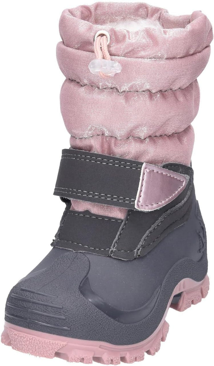 Lurchi Fjonna Kinderschuhe Mädchen Winterstiefel Boots Grau Freizeit 25 EU Rose, 25 EU Rose