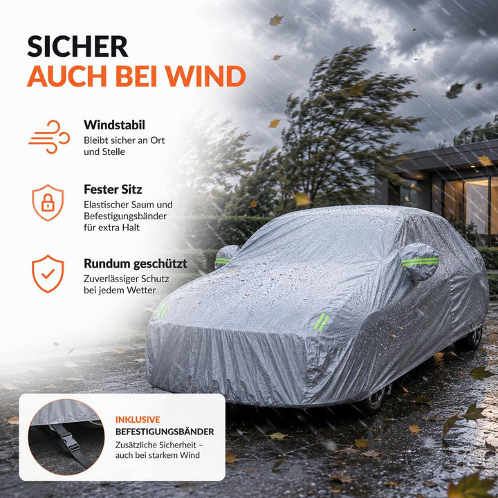 Autoschutzhülle wasserdicht & Autoabdeckung für Schutz & Abdeckung von Auto, PKW - Fahrzeug: Autopla