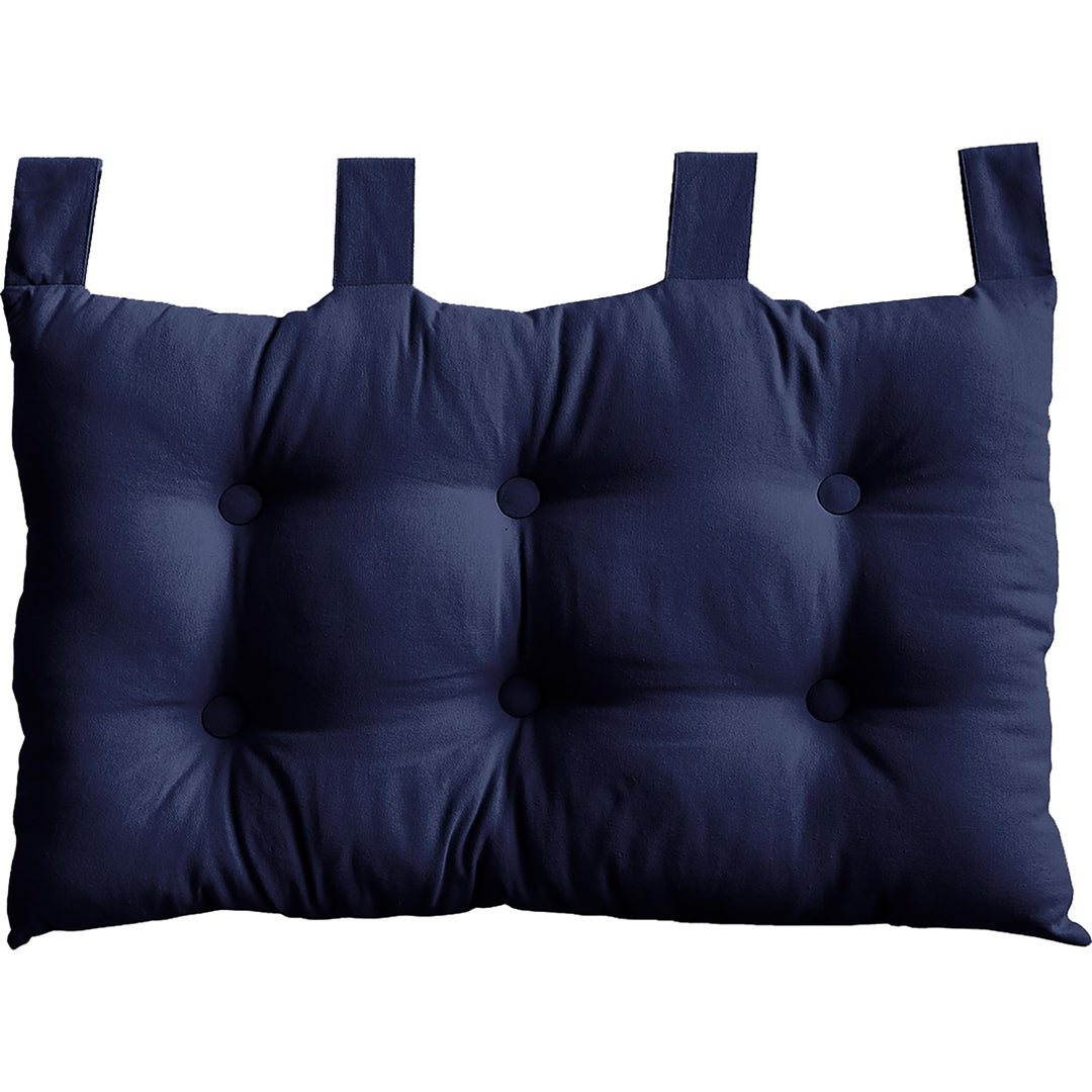 Enjoy Home Kopfteil Stoff 70 x 9 x 45 cm, marineblau, 9 X 45 CM, Marineblau