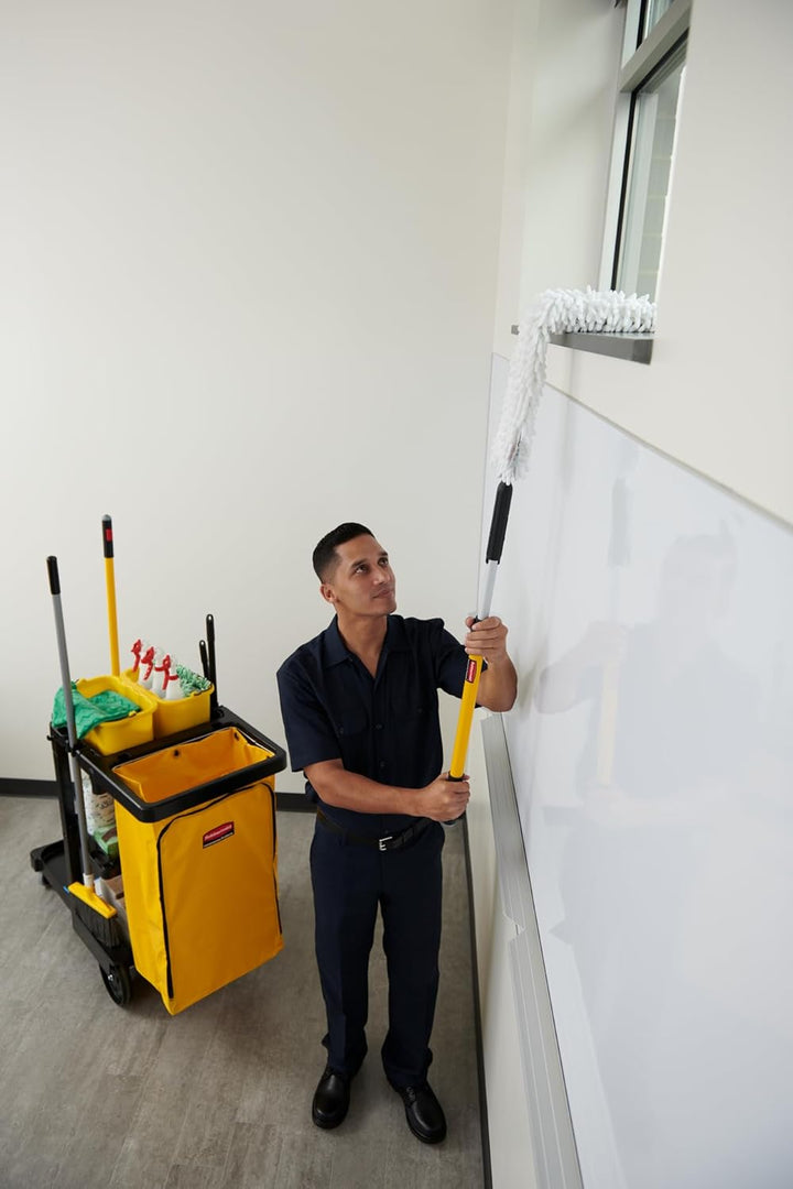Rubbermaid Commercial Products Hygen Quick-Connect Flexible Dusting Wand with High Performance Micro