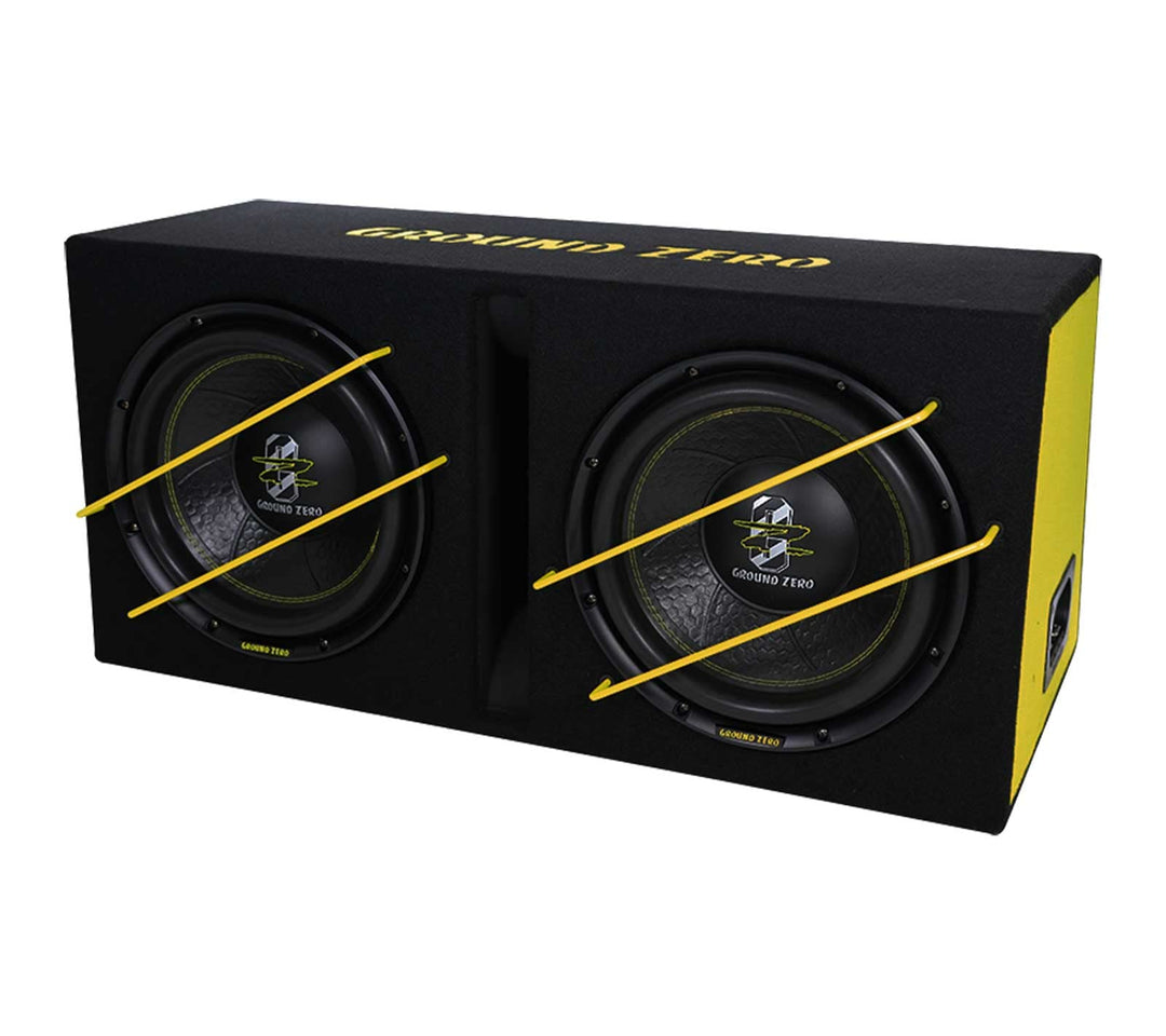 Ground Zero GZIB 2.12SPL 2X 30 cm SPL Bassreflex Gehäusesubwoofer