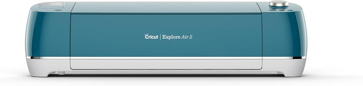 Cricut 2011026 Smart-Schneidemaschine (Pfauenblau), Vinyl, Peacock Blue, Explore Air 2| 2024 Limited