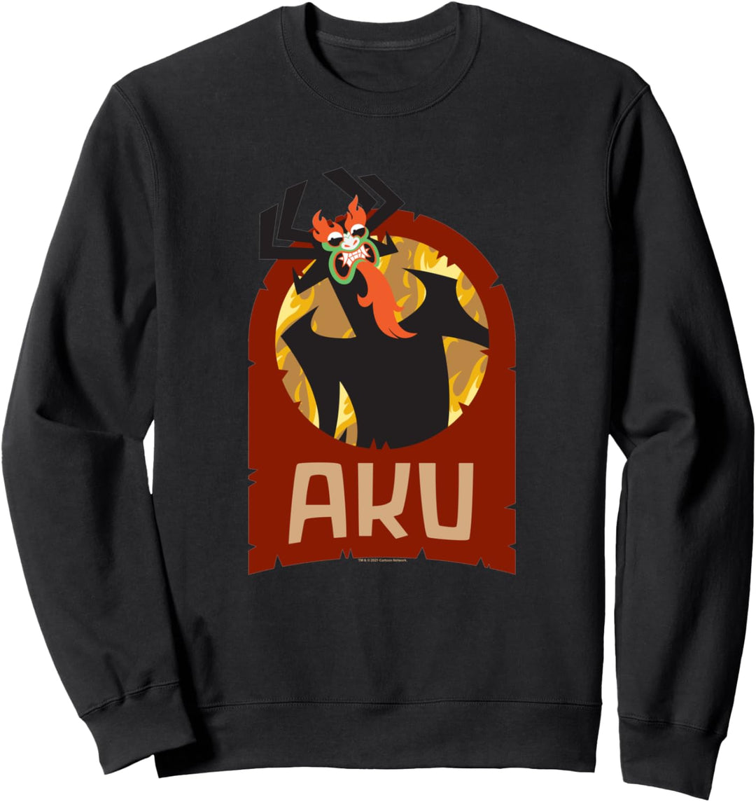 Samurai Jack Aku Red Standing Up Sweatshirt