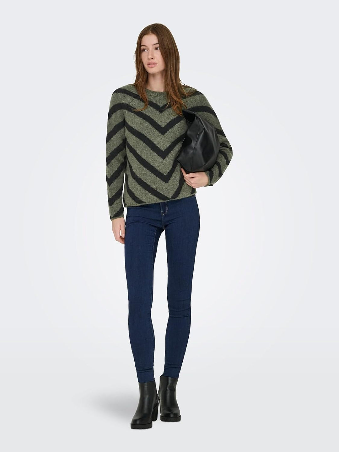 ONLY Damen ONLELIZA L/S Pullover KNT NOOS 15191792 XS Lizard, XS Lizard