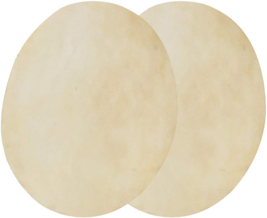 8,5/9 Zoll Buffalo Leather Drum Head 2 Stück, lang anhaltender und gleichmässiger Klang für afrikani