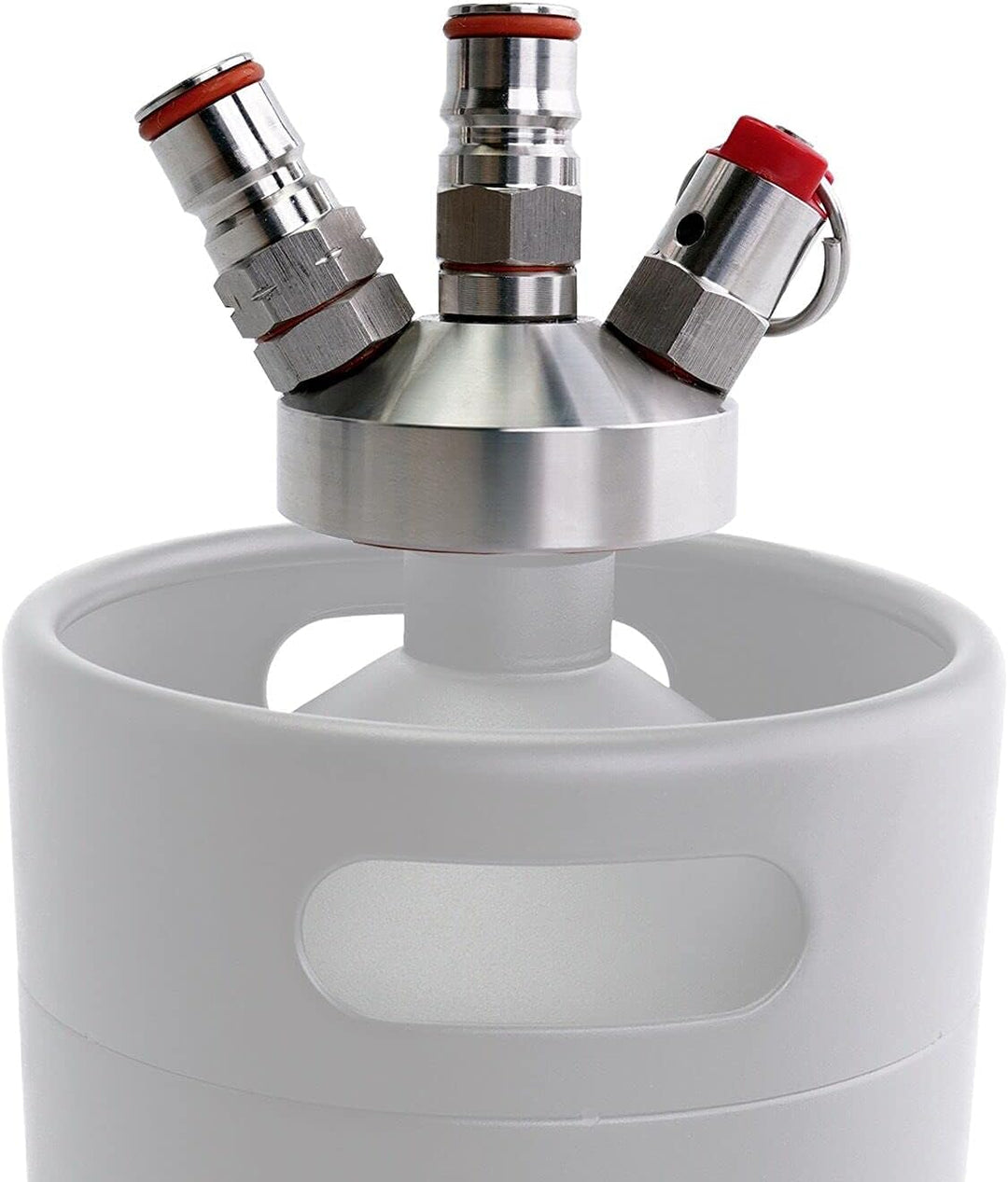 2,5/5 Bar PRV Mini Keg Ball Lock Tapping Head Growler Dosierung für 2L / 3,6L / 4L / 5L / 10L