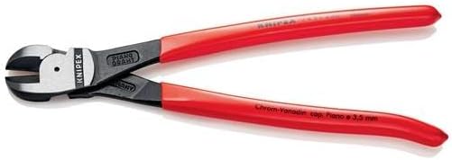 Knipex Kraft-Mittenschneider schwarz atramentiert, mit Kunststoff überzogen 250 mm 74 91 250