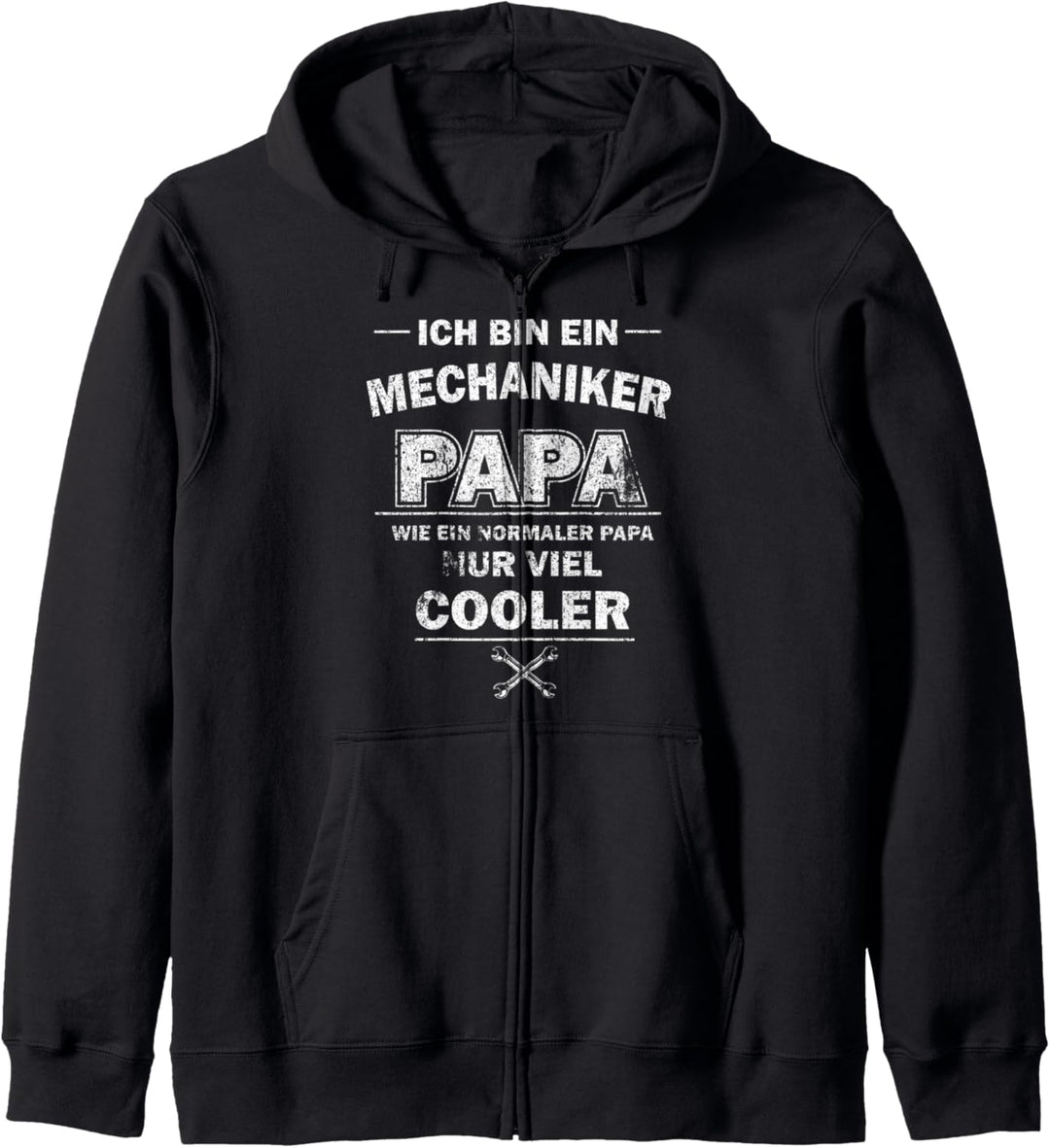 Mechaniker Papa nur viel cooler Mechatroniker Werkstatt Kapuzenjacke