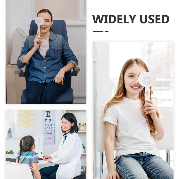 iplusmile 2 Stück Brillenausrüstung Zubehör Flipper Optometrie Optischer Testflipper Optometrieausrü