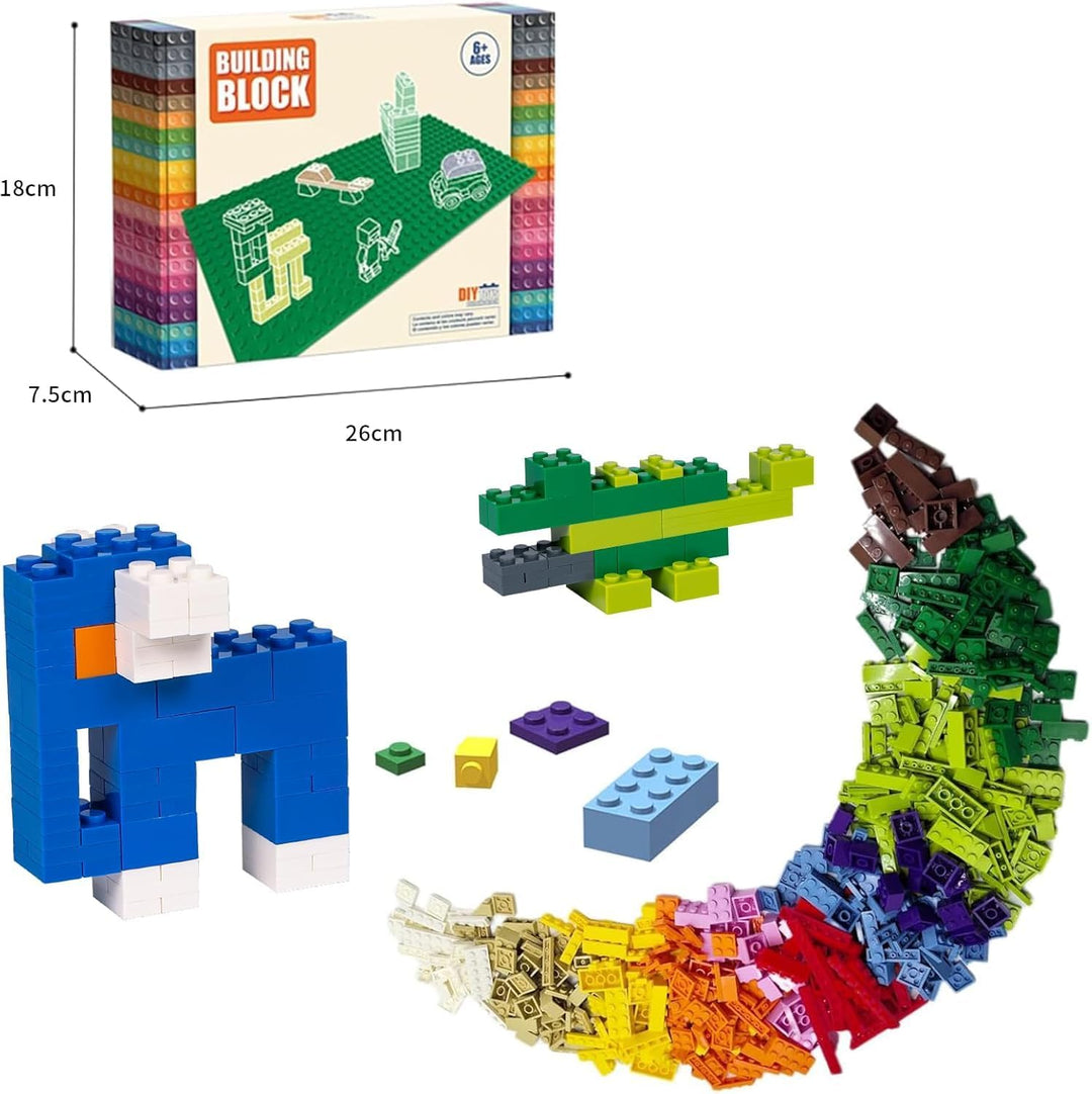 WYSWYG Bausteine Set – 1200 Teile Basic Bausteine Nachfüllpackung,Kompatibel,Geeignet für Jungen und