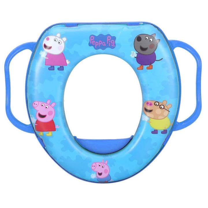 Peppa Wutz Toilettensitz für Kinder, Universal-WC-Adapter mit Griffen, Peppa Wutz