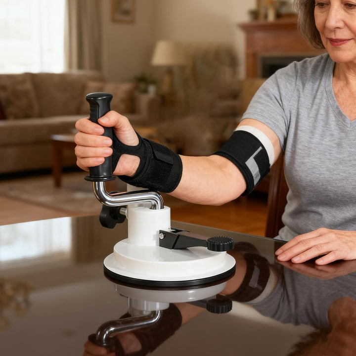Arm Recovery Bike, Tragbares Gelenkfreundliches Leises Armtraining Heimtrainer für ältere Männer Sen
