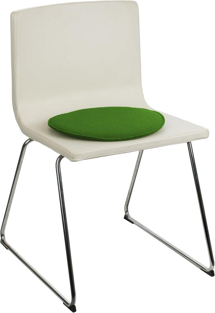 Brandsseller 6er Set Sitzkissen aus Filz Ø 35x2 cm Robuste Stuhlauflagen für innen und aussen, runde