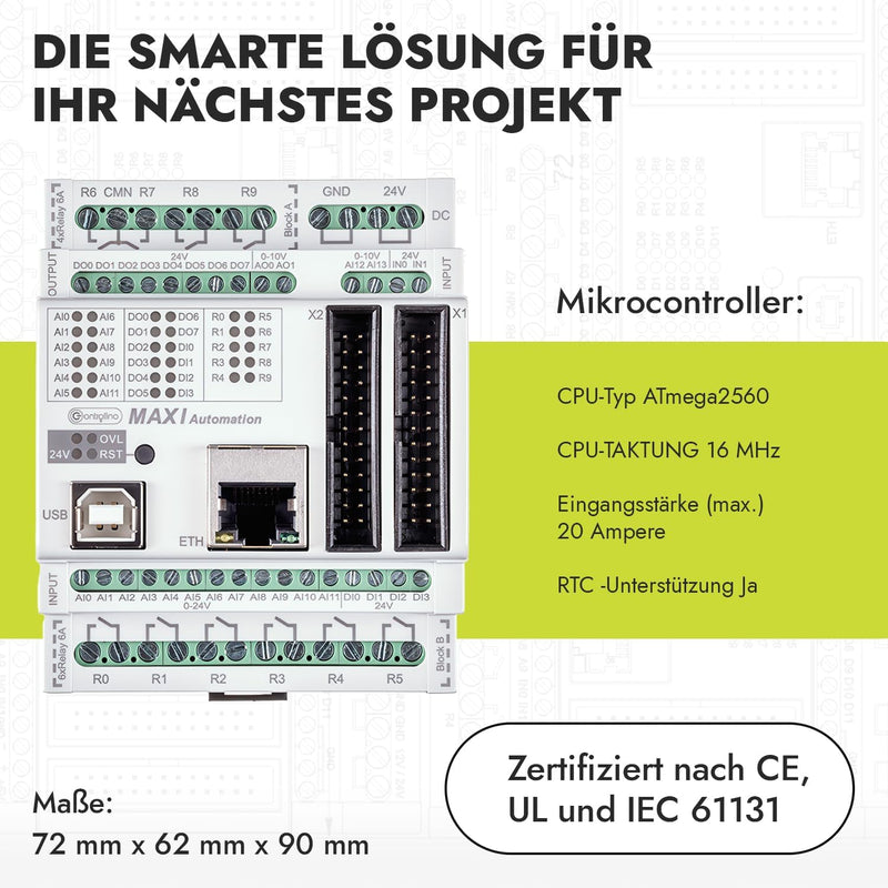 Controllino MAXI Automation 100-101-00 SPS-Steuerungsmodul 24V