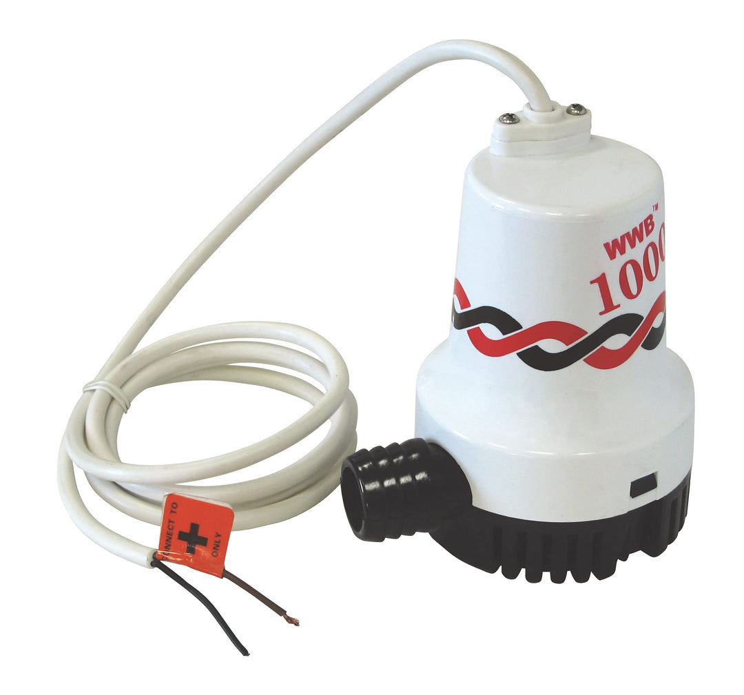 Marine-Tauchpumpe ''MP-1000'', bis 4.200 l/h, max. 4m Förderhöhe, 12V/3A