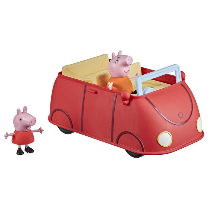Peppa Pig Peppa’s Adventures Peppas rotes Familienauto Vorschulspielzeug, Sprache und Soundeffekte,