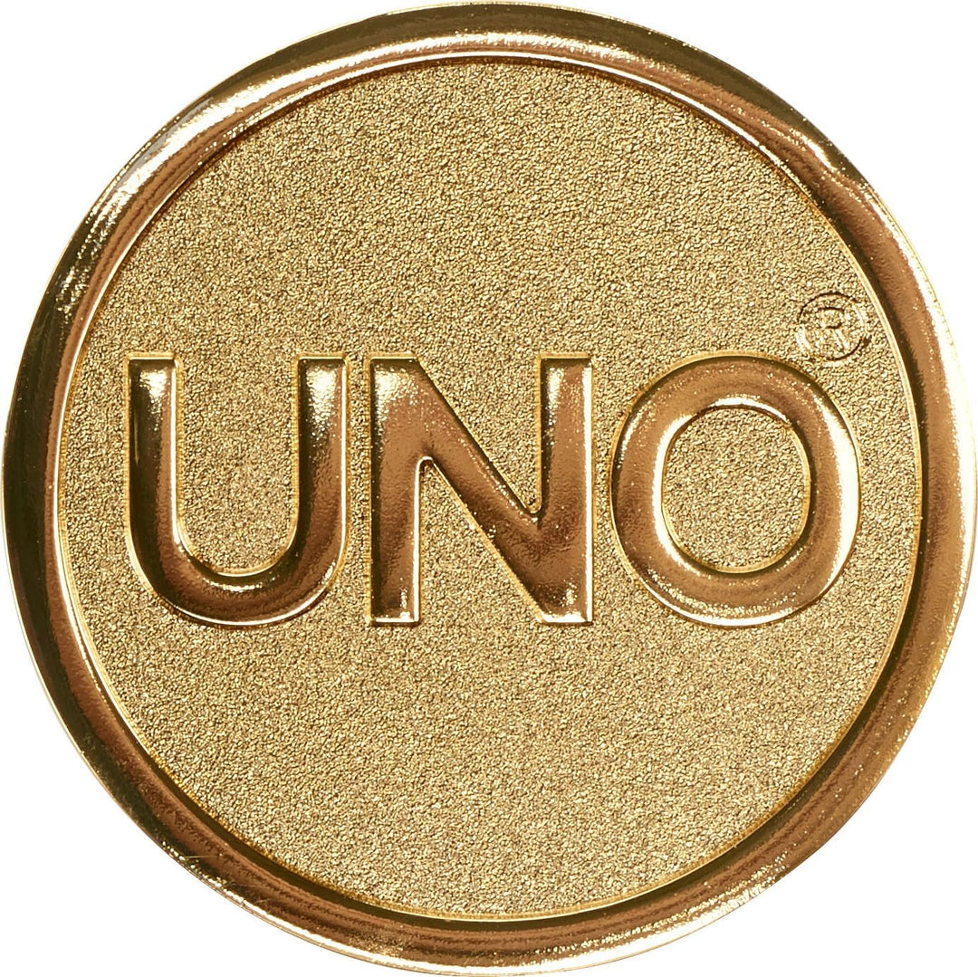 Mattel Games GXJ94 - UNO 50. Jubiläum Premium Kartenspiel, Spielzeug ab 7 Jahren, Premium