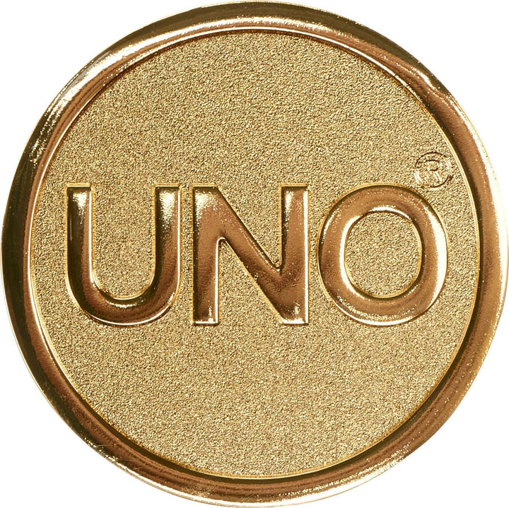 Mattel Games GXJ94 - UNO 50. Jubiläum Premium Kartenspiel, Spielzeug ab 7 Jahren, Premium