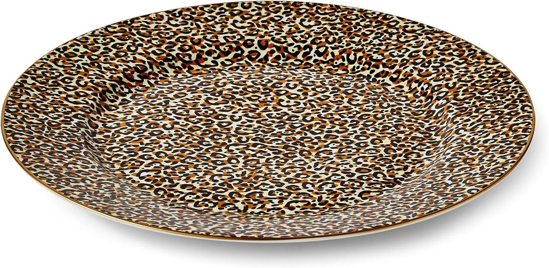 Spode Kreaturen der Neugier Leopard Servierplatte