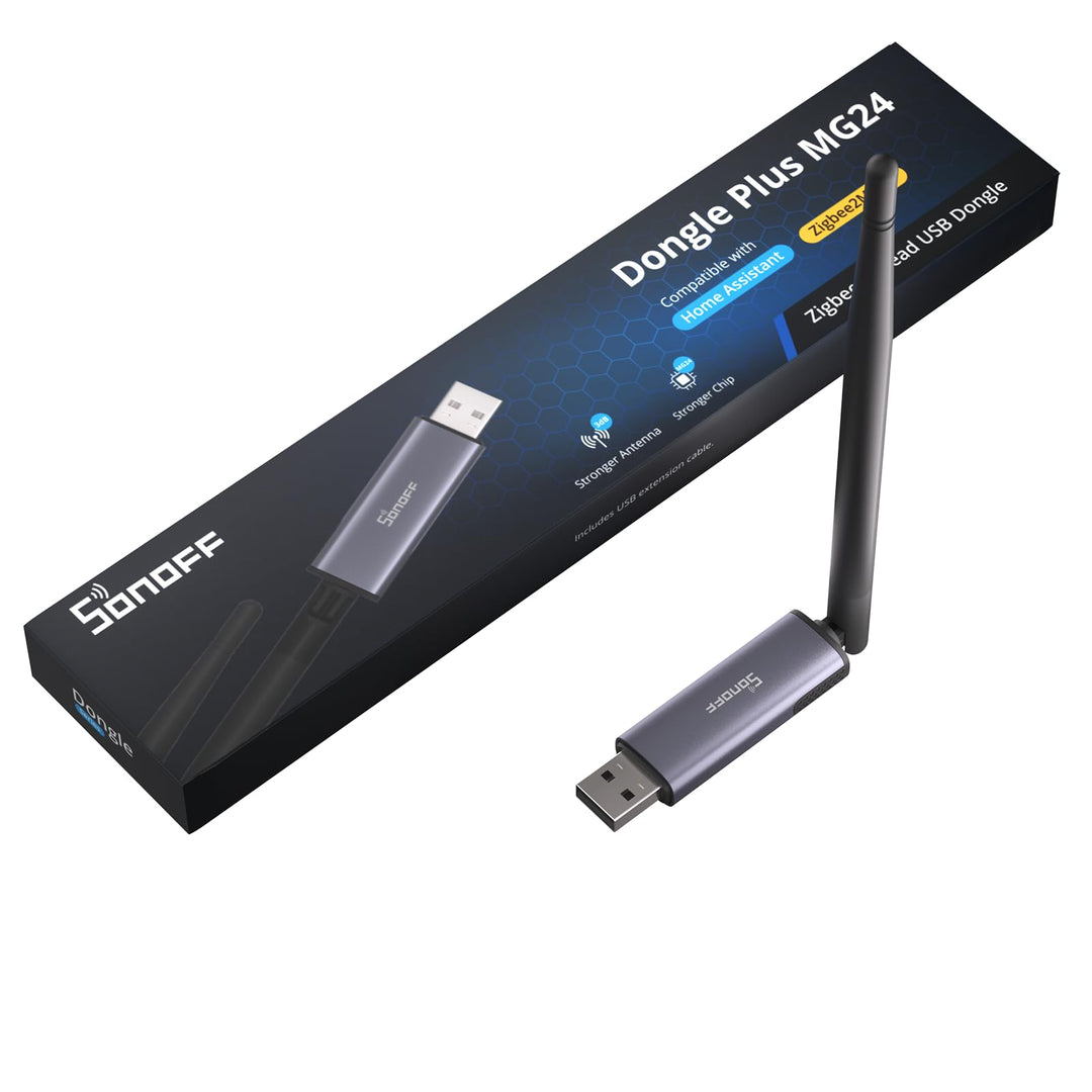 SONOFF Zigbee 3.0 USB Dongle Plus MG24, Zigbee Gateway mit EFR32MG24, Thread &amp; Zigbee USB-Stick, Zig