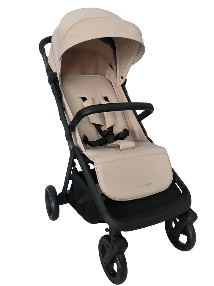 Little Dutch Buggy Kinderwagen Comfort mit Schutzbügel - beige, beige