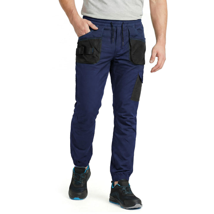 DINOZAVR Revolt Sport Herren Hose - Herren Arbeitshose - elastische Männer Bundhose mit Multifunktio