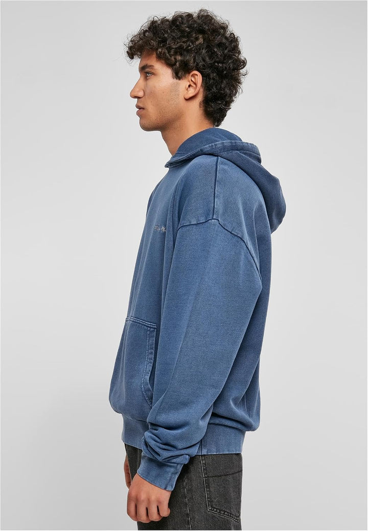 Urban Classics Herren Kapuzenpullover Small Embroidery Hoody, Oversized Passform, überschnittenen Sc