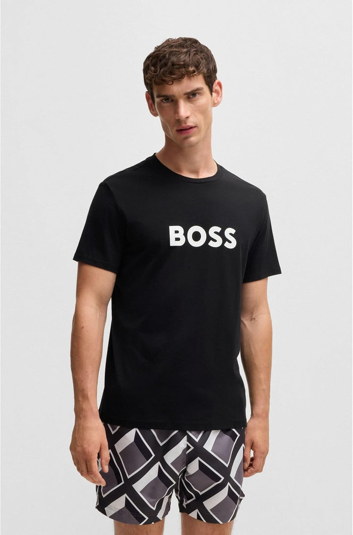 BOSS Herren Rn Beach_T_Shirt, Black1