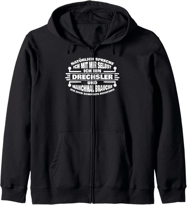 Lustiges Handwerk T-Shirt - Drechsler Beruf Holz Handarbeit Kapuzenjacke