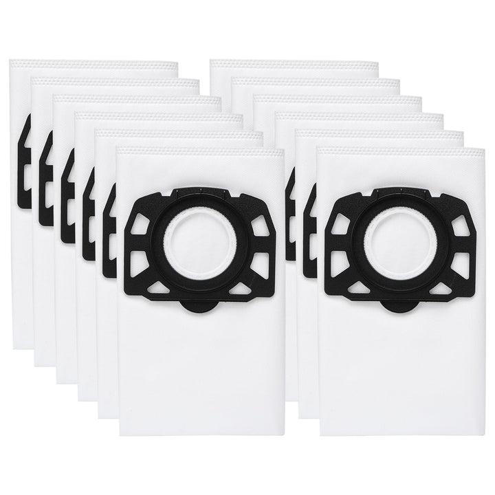 12 Stück KFI 487 Staubsaugerbeutel für Kärcher KNT4, WD4, WD5, MV4, MV5, MV6,WD5 Premium, WD6 Nass-/