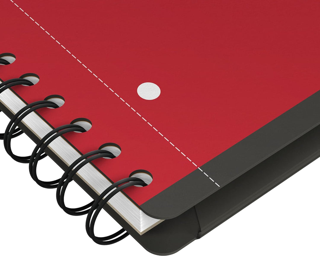 Oxford Meetingbook International A4, kariert, 160 Seiten, mit Gummizugmappe und 3 Einschlagklappen,