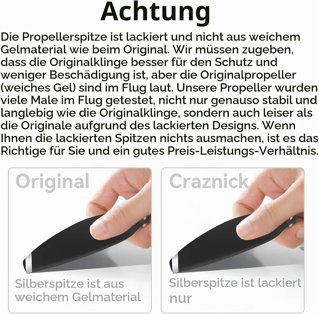 Propeller für DJI Mini 4K/2/2 SE/SE Drohnen Ersatz Propeller Blätter Geräuscharm Flügel für DJI Mini